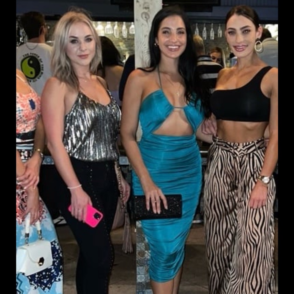 Blue Halter Dress